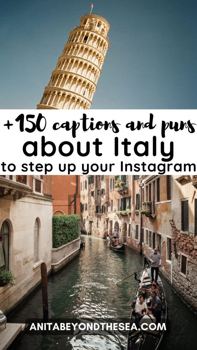 Italy puns and Italy Instagram Captions