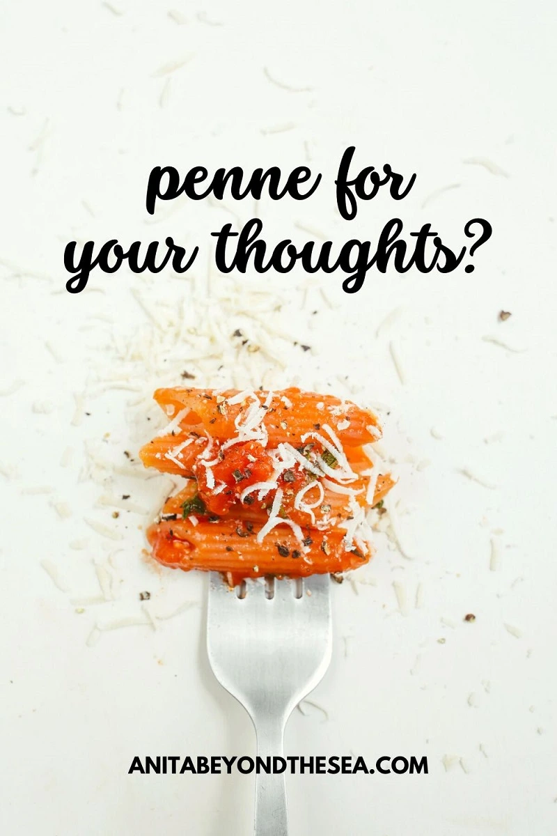 Penne for your thoughts? Italian food puns