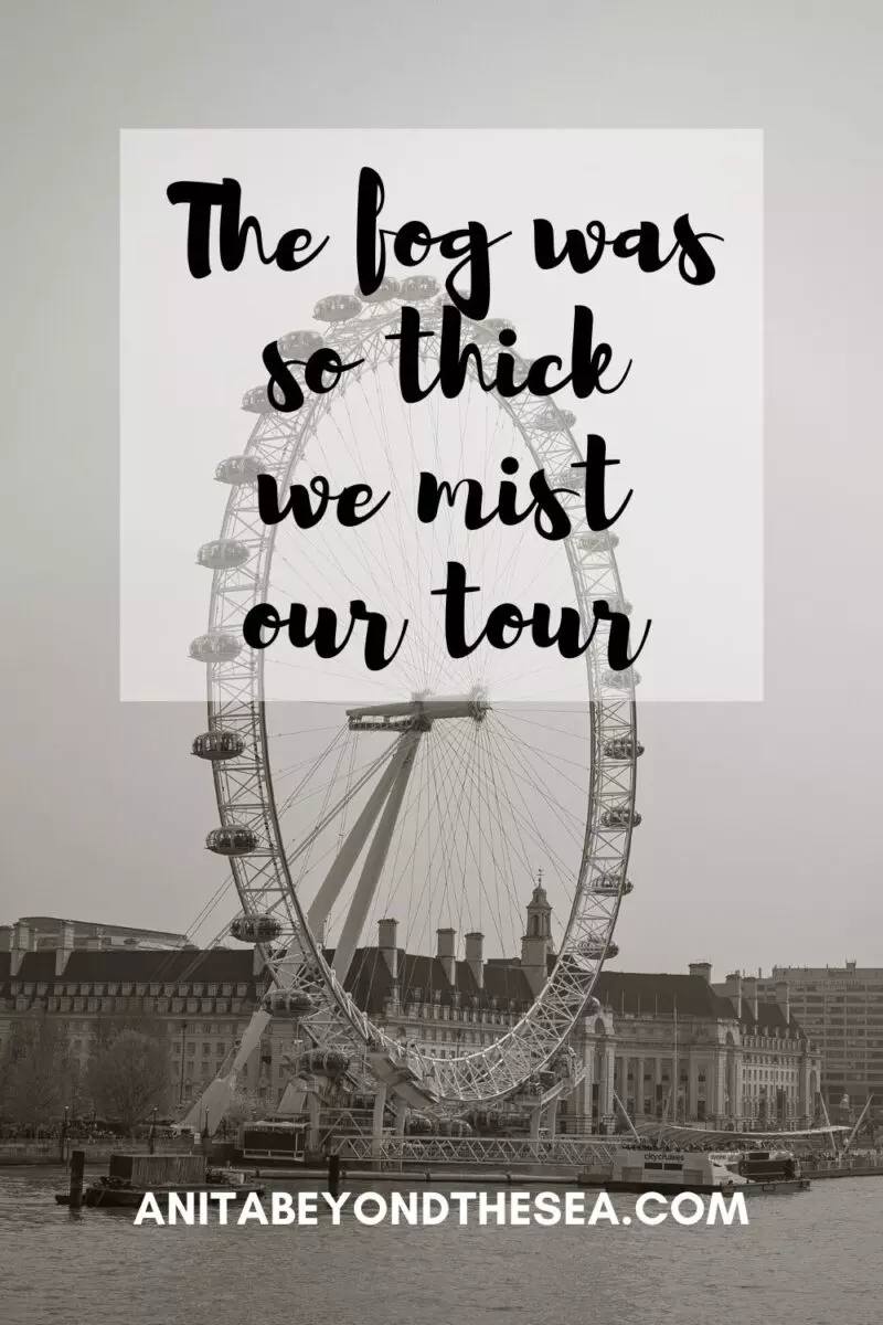 the fog was so thick we mist our tour london puns captions