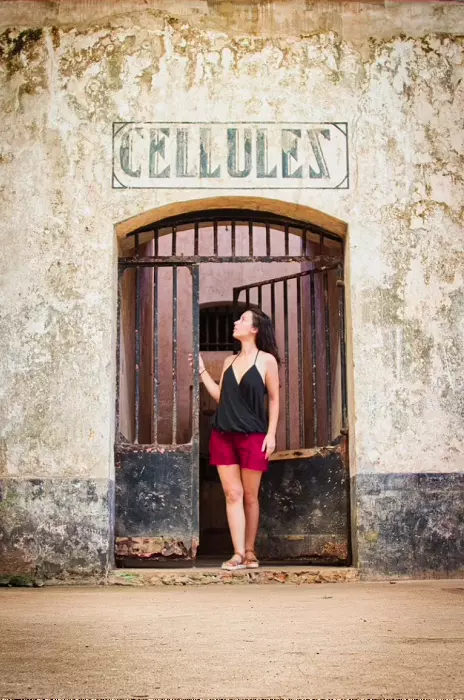 prisoners cells in salvation islands kourou french guiana