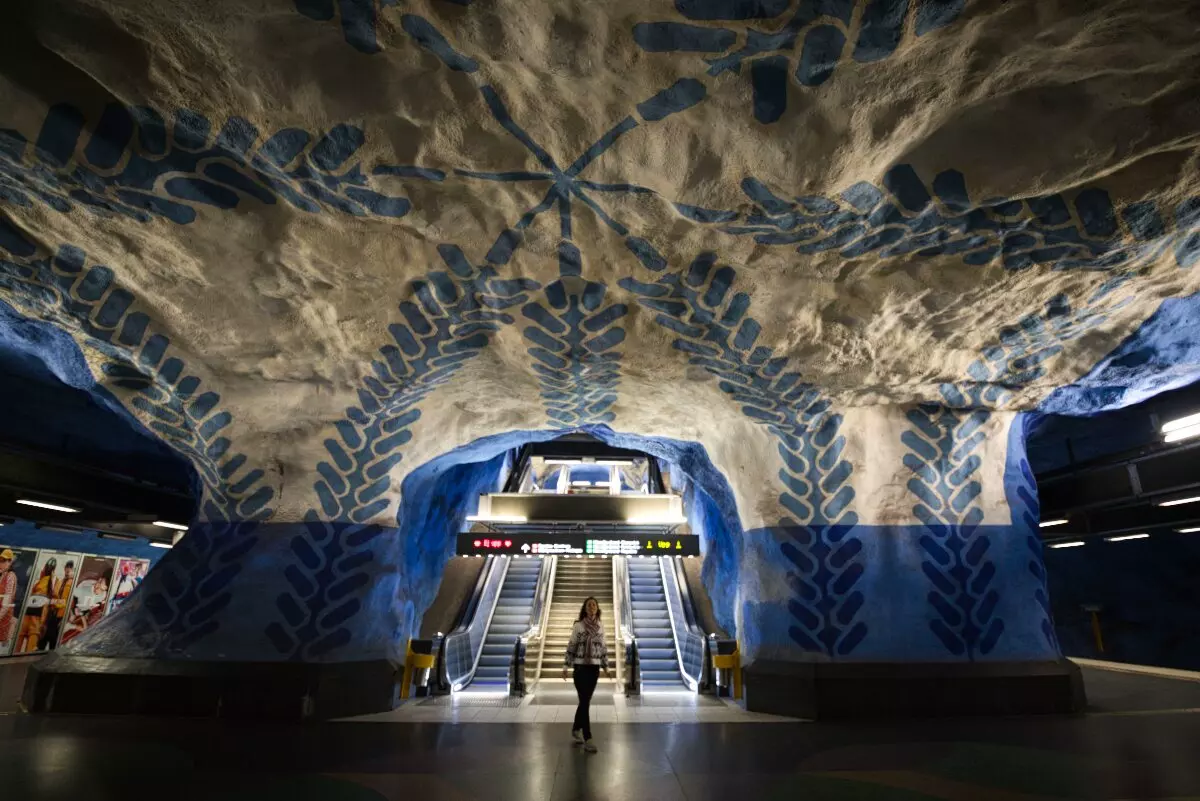 t-centralen metro stations in stockholm