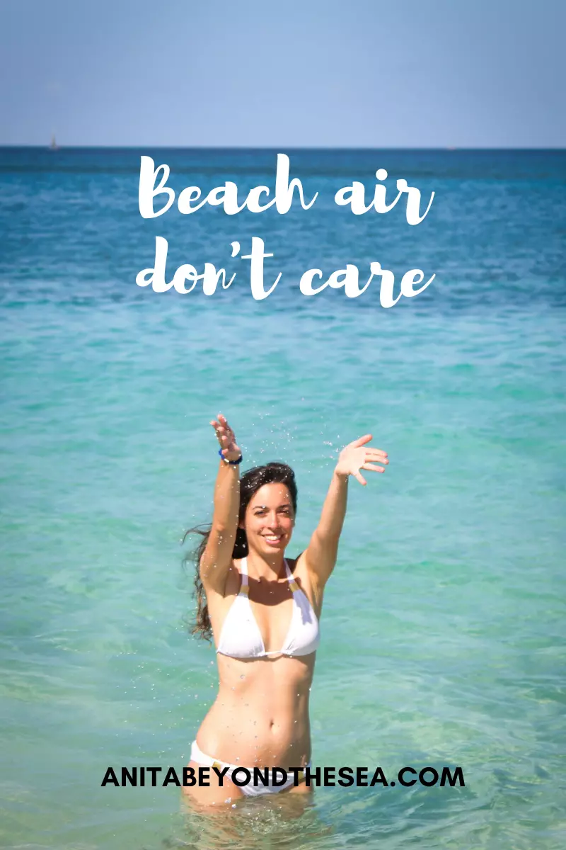beach air don't care beach captions