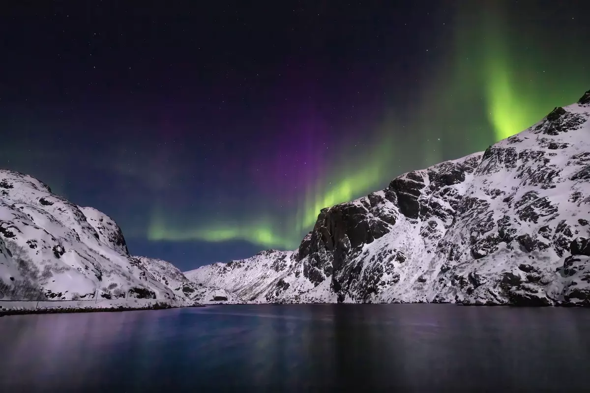 nufjord northern lights lofoten road trip itinerary