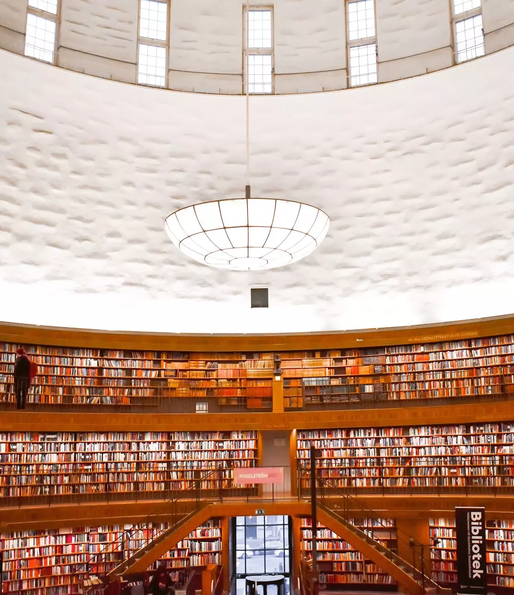 most instagrammable places in stockholms stadsbibliotek