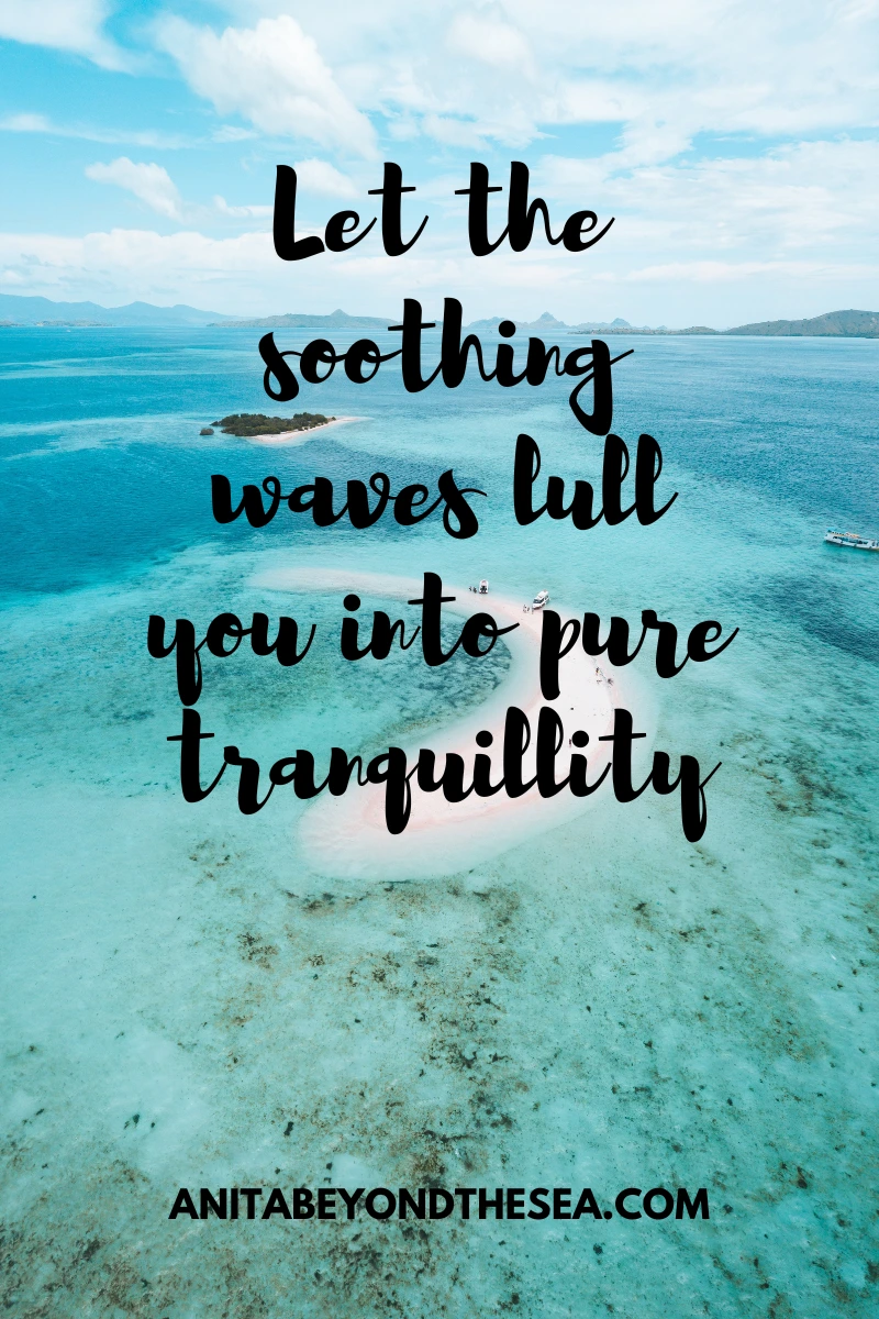 let the soothing waves lull you into pure tranquillity island captions for instagram