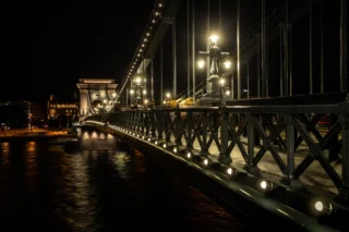 chain bridge at night most instagrammable places in budapest best photo spots