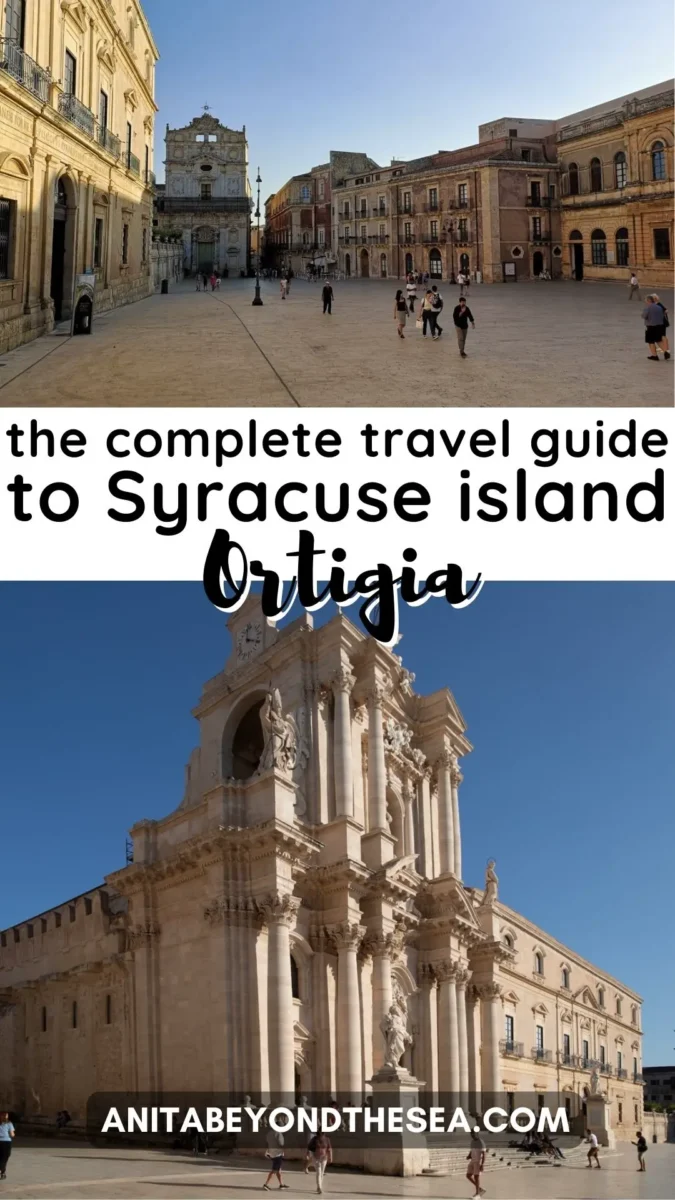 cover for the post of discovering ortigia travel guide to syracuse island
