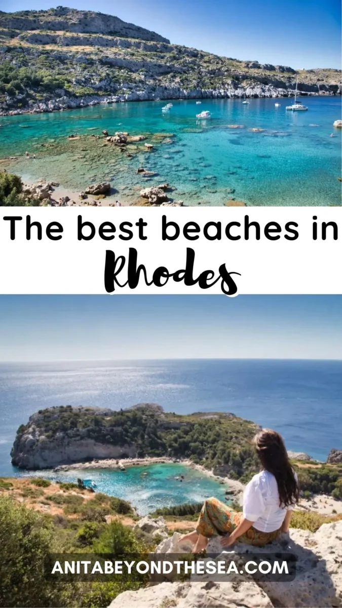 the best beaches in rhodes best beaches anthony quinn bay