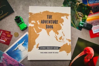 the adventure book ultimate travelers edition flat lay