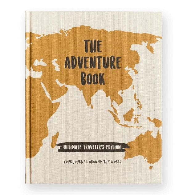 the adventure book ultimate travelers edition front hardcover travel journal